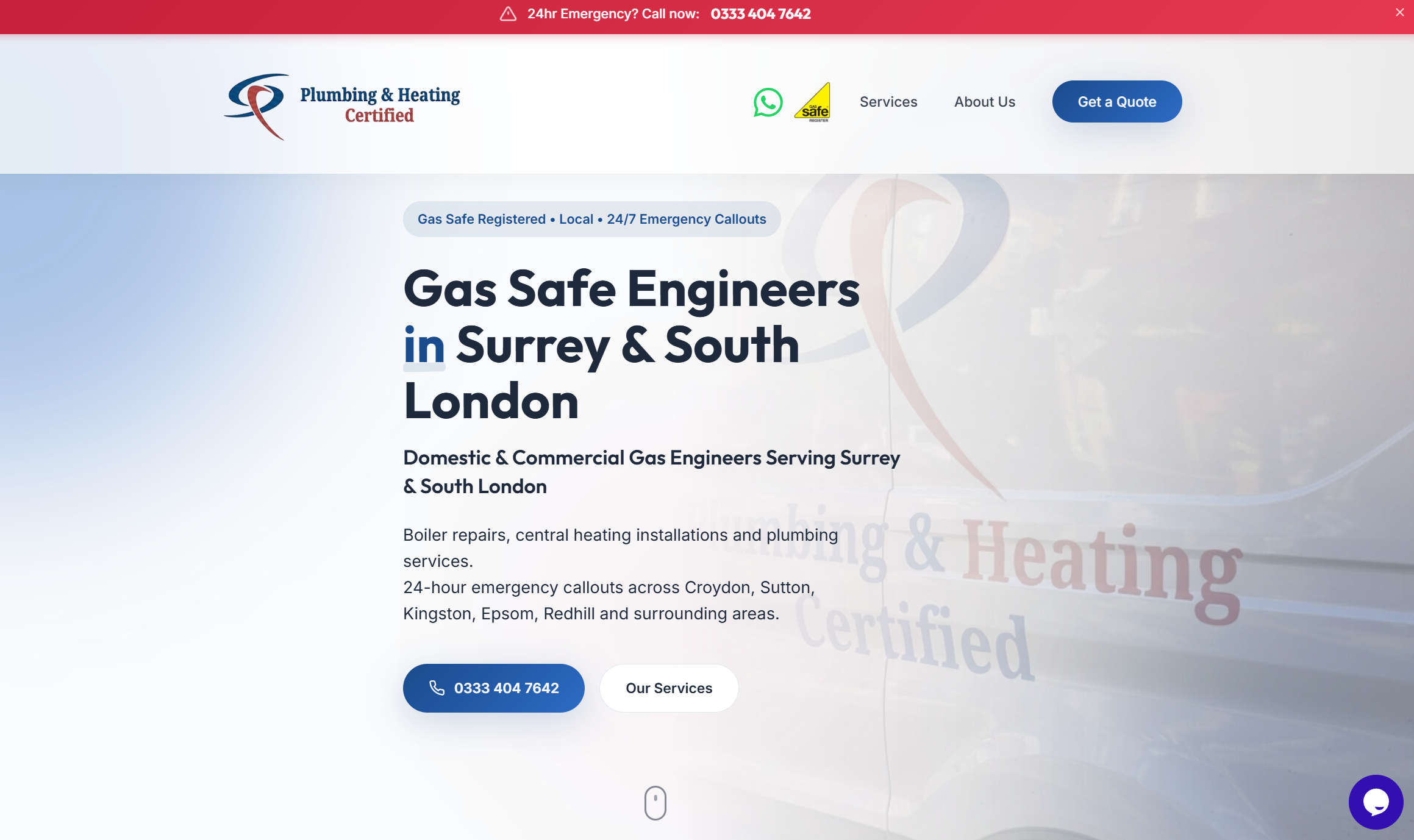 SP Heating Website